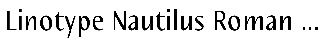 Linotype Nautilus Roman OsF